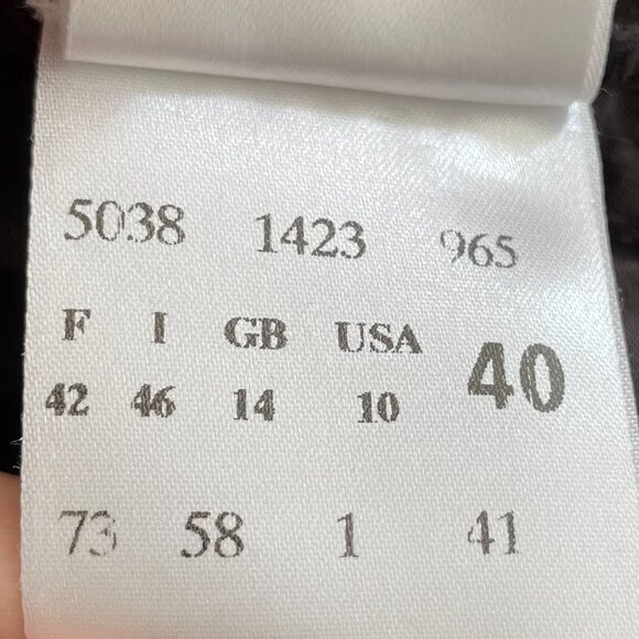 Betty Barclay Collection Lightweight Full Zip Jacket w Ruching Detail Grey Sz 10 - Picture 10 of 12